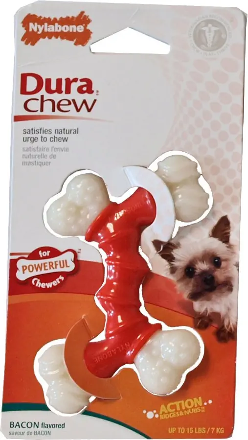H.splg double bend+bacon xs nbb502 Nylabone