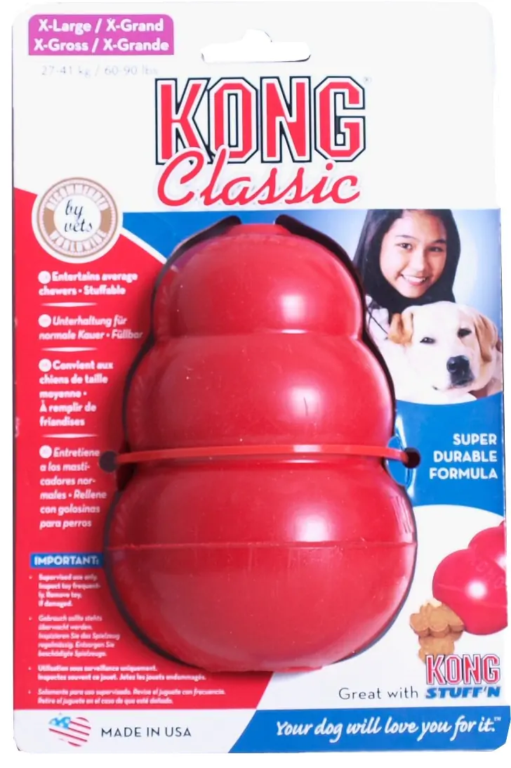 Hondenspeelgoed rubber extra large rood Kong