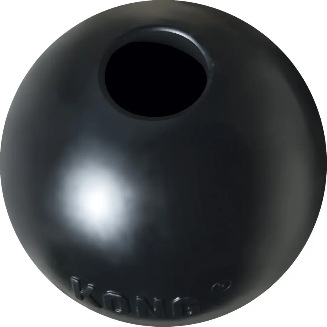 Hond X-treme rubber bal zwart small Kong Gebr. de Boon