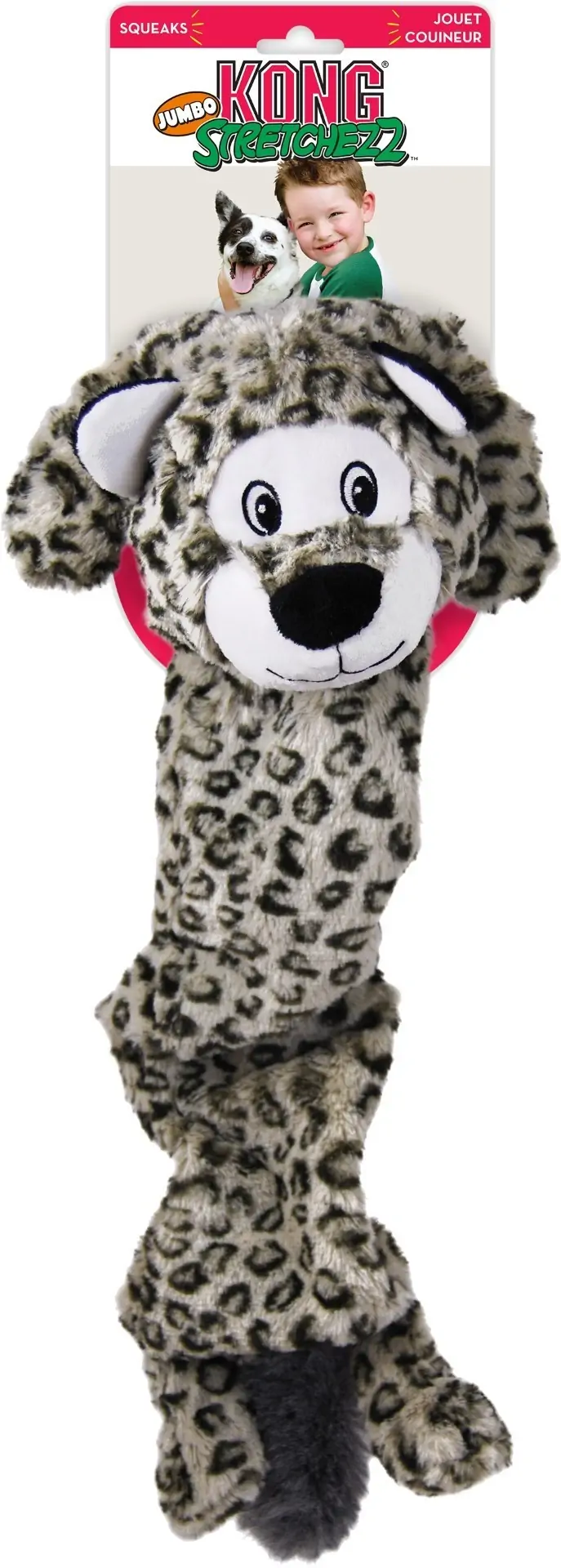 Hond jumbo Stretchezz snow leopard Kong Gebr. de Boon