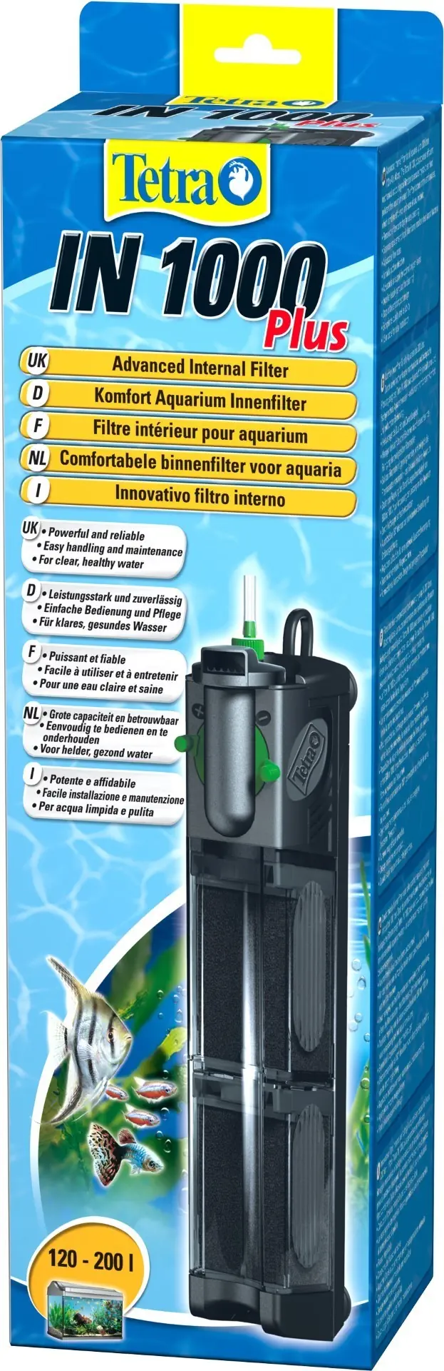 binnenfilter IN1000 plus Vis Gebr. de Boon Tetra