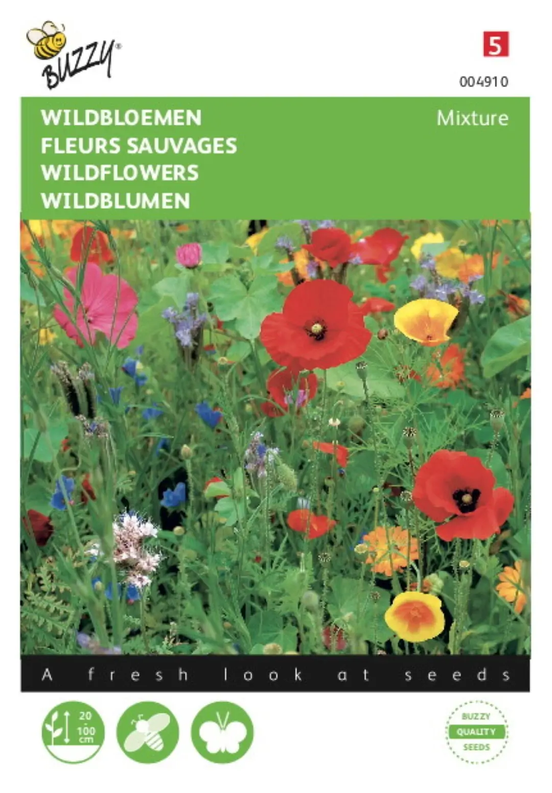 Zaden Wildbloemen Mengsel Buzzy
