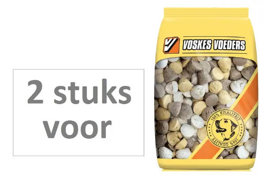 2 stuks! hondenvoer jackers Voskes