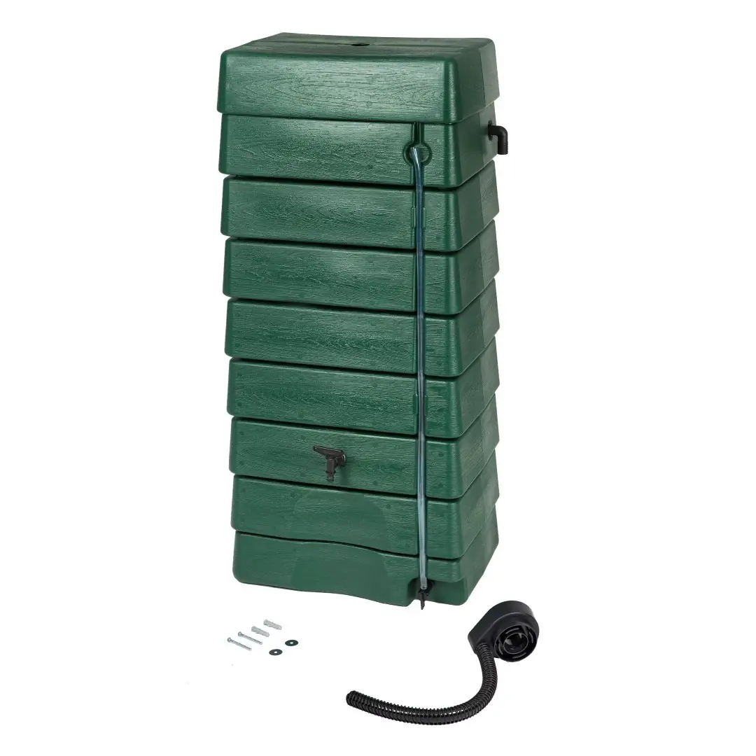 Regenton tank kunststof groen 276 liter h135 x 60 x 40 cm Nature 