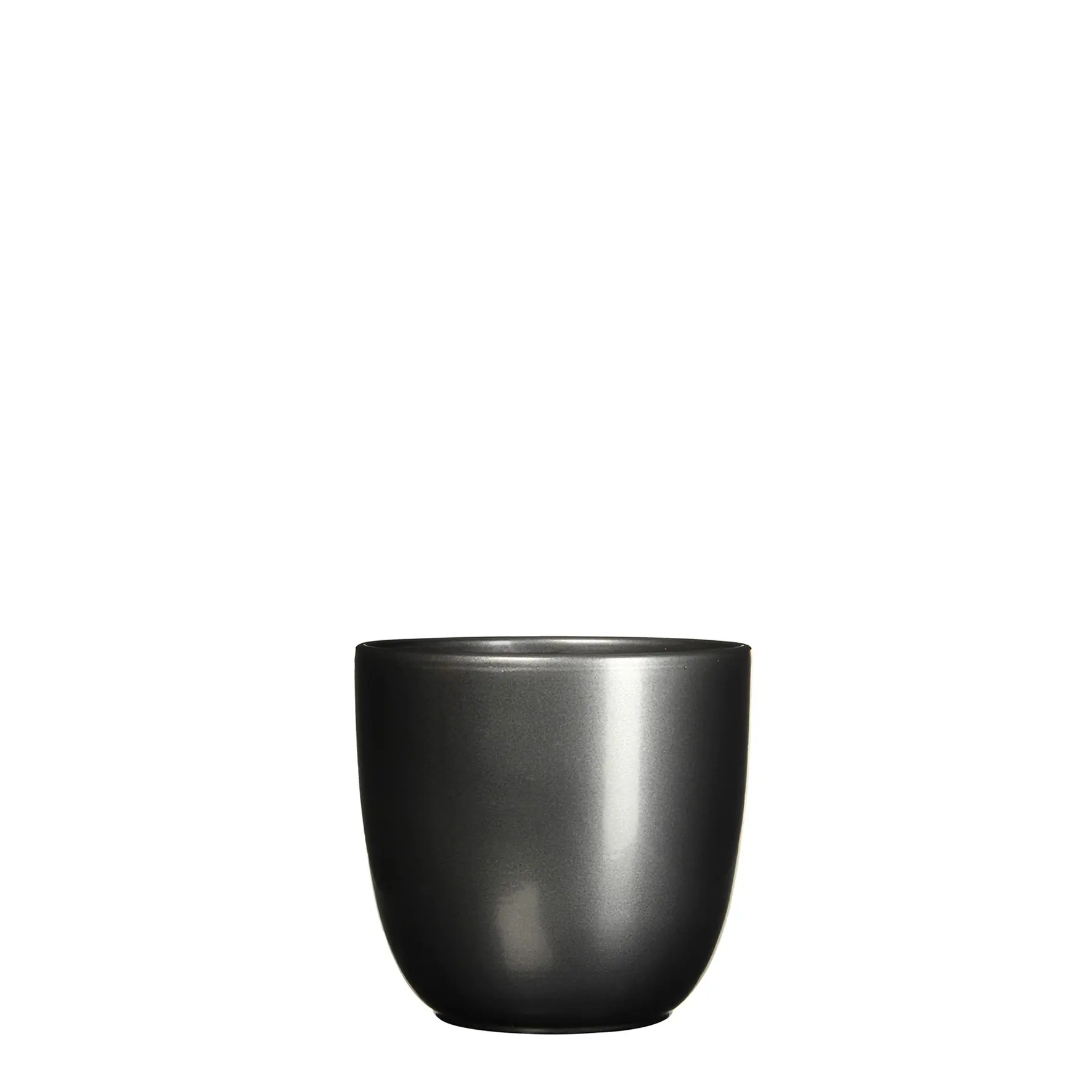 Bloempot Pot rond es/12 tusca 13 x 13.5 cm antraciet Mica
