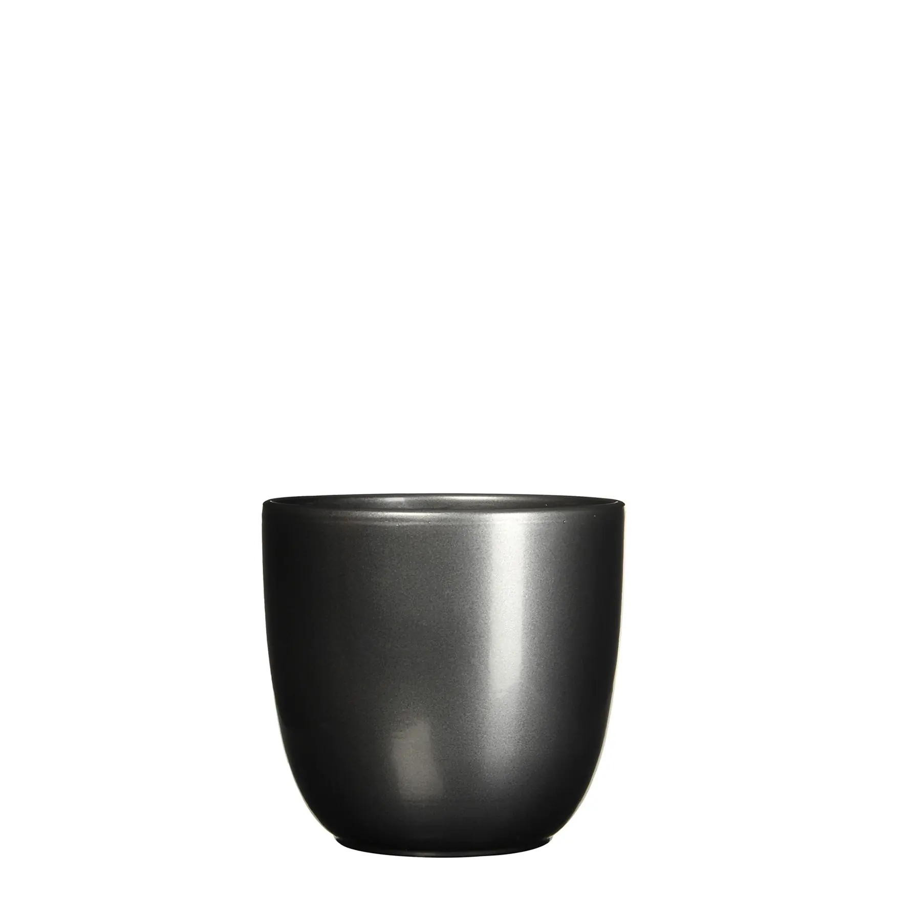 Bloempot Pot rond es/13 tusca 14 x 14.5 cm antraciet Mica