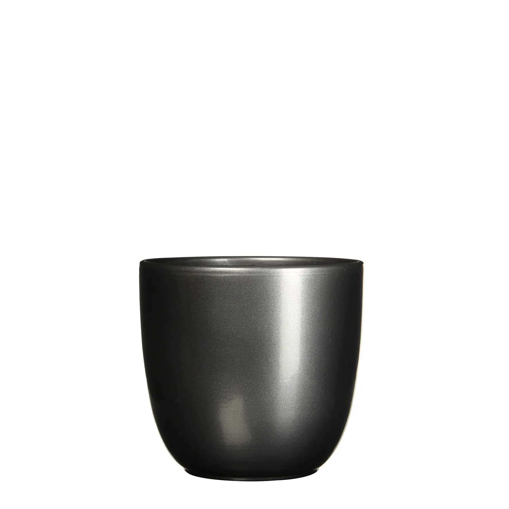Bloempot Pot rond es/15 tusca 16 x 17 cm antraciet Mica