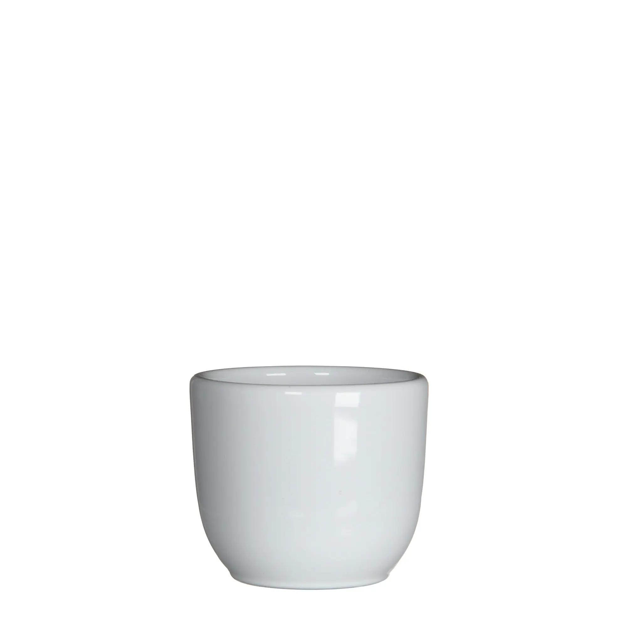 Bloempot Pot rond tusca 6.5 x 7.5 cm wit Mica