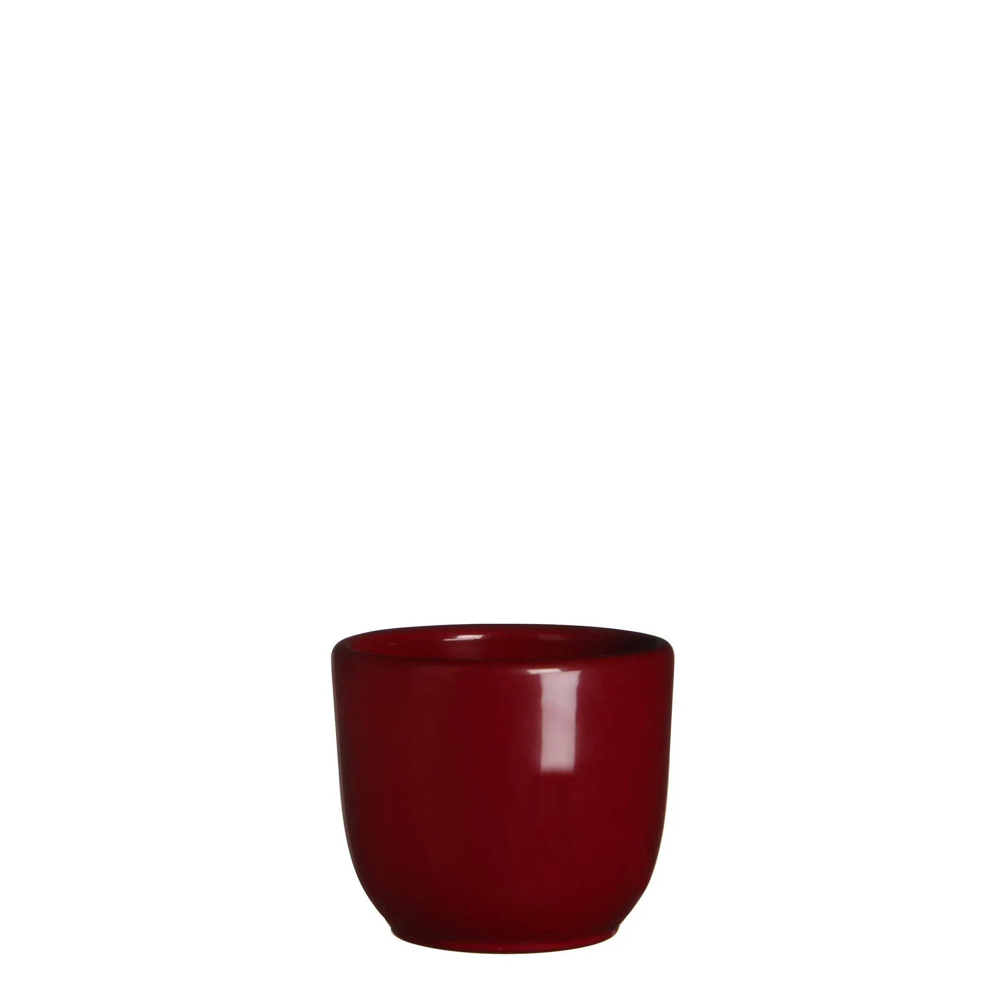 Bloempot Pot rond tusca 6.5 x 7.5 cm d.rood Mica