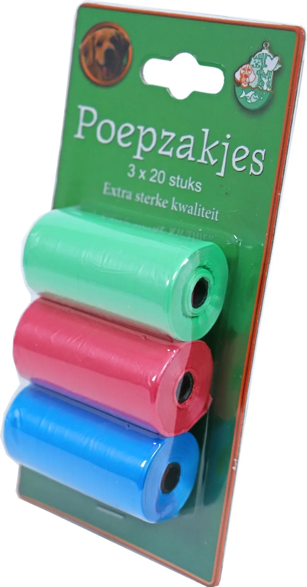 Pak a 3 rol 20 poepzak pastel Poepzak Gebr. de Boon