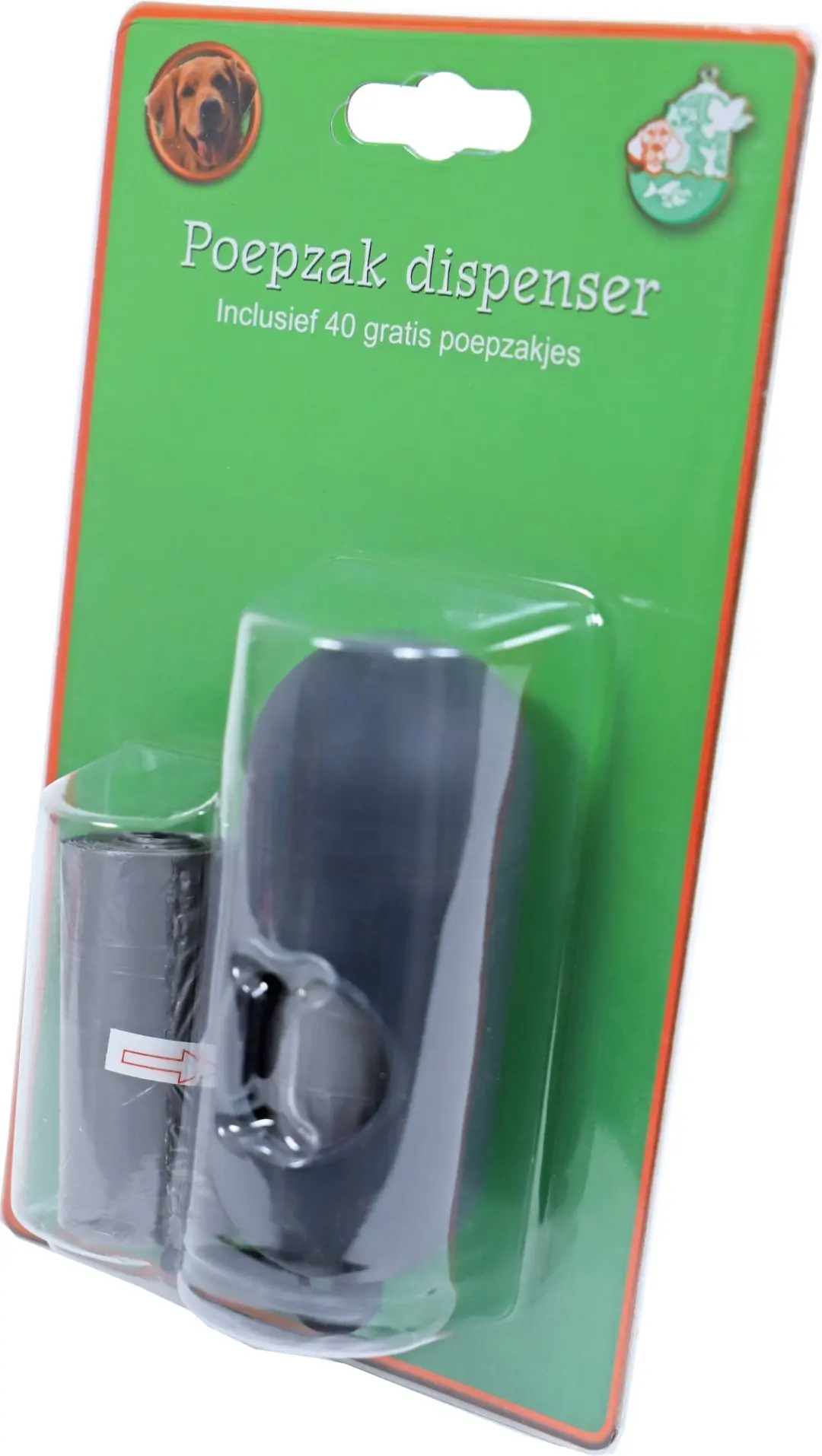 Poepzak dispenser koker antraciet inclusief 2x20 poepzak Poepzak Gebr. de Boon