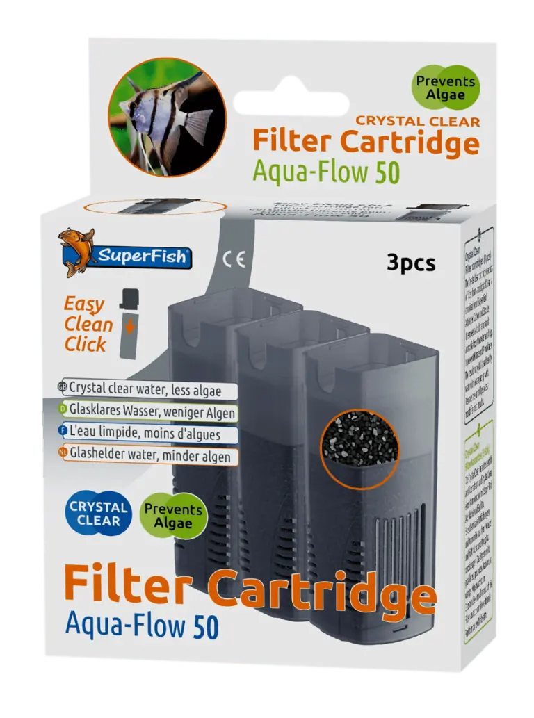 Aquaflow 50 Crystal Cartr.3St aquaria Superfish