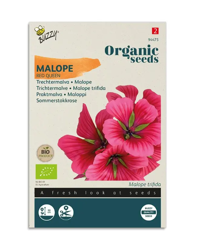 Zaden trechtermalva 1 gram Organic Tuinplus