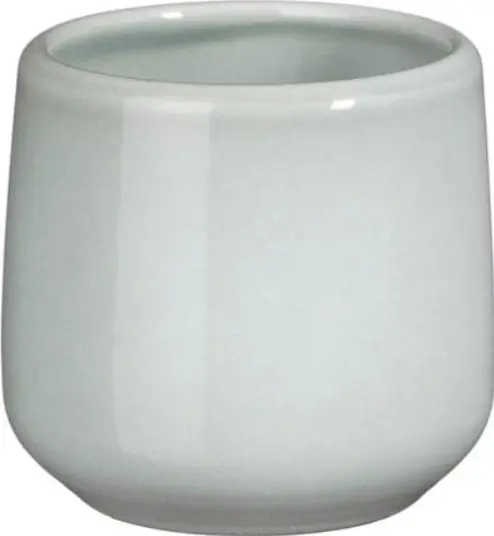 Amber pot rond lichtgrijs h7xd8 cm Mica Decorations