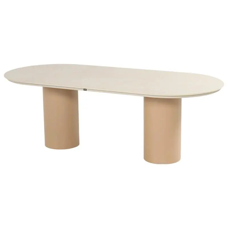 Valencio Tuintafel 220x100 Cappuccino Hartman