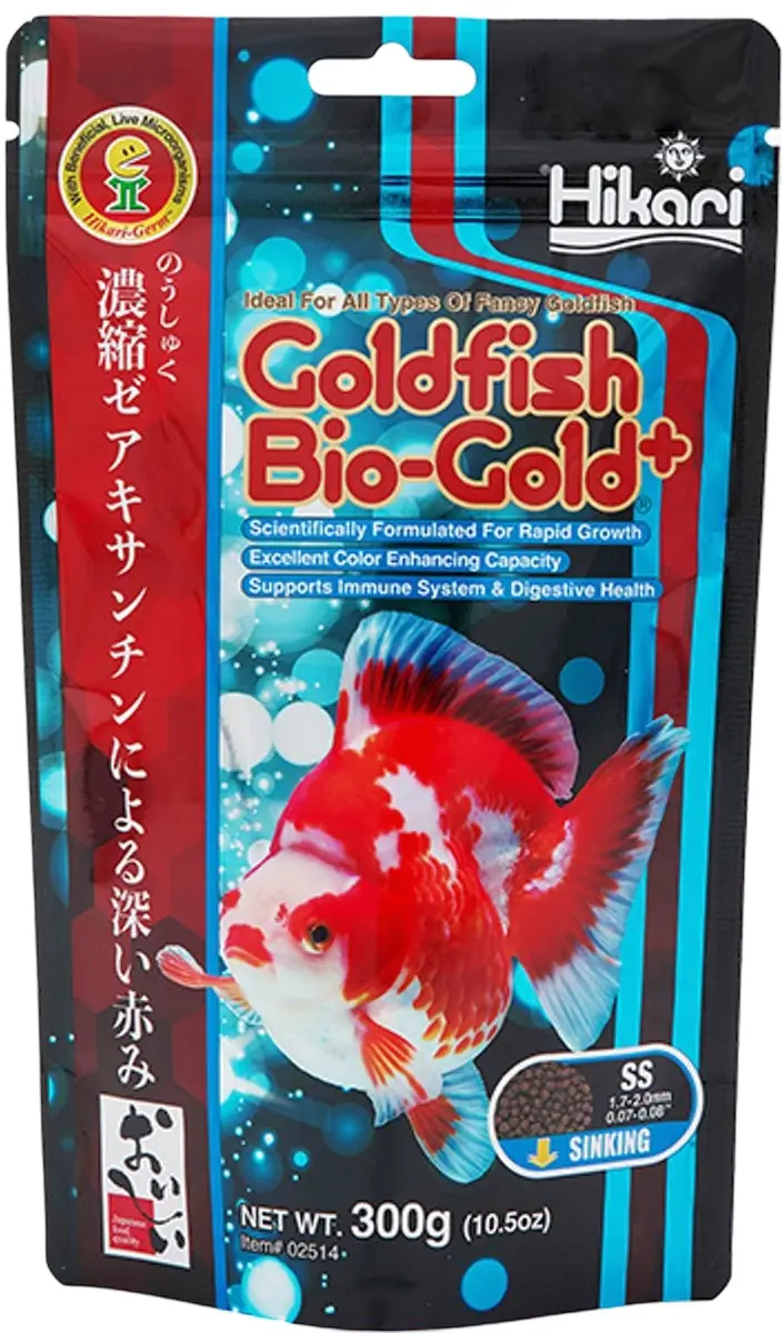 Goldfish bio-gold zinkend xs 100 gram Hikari