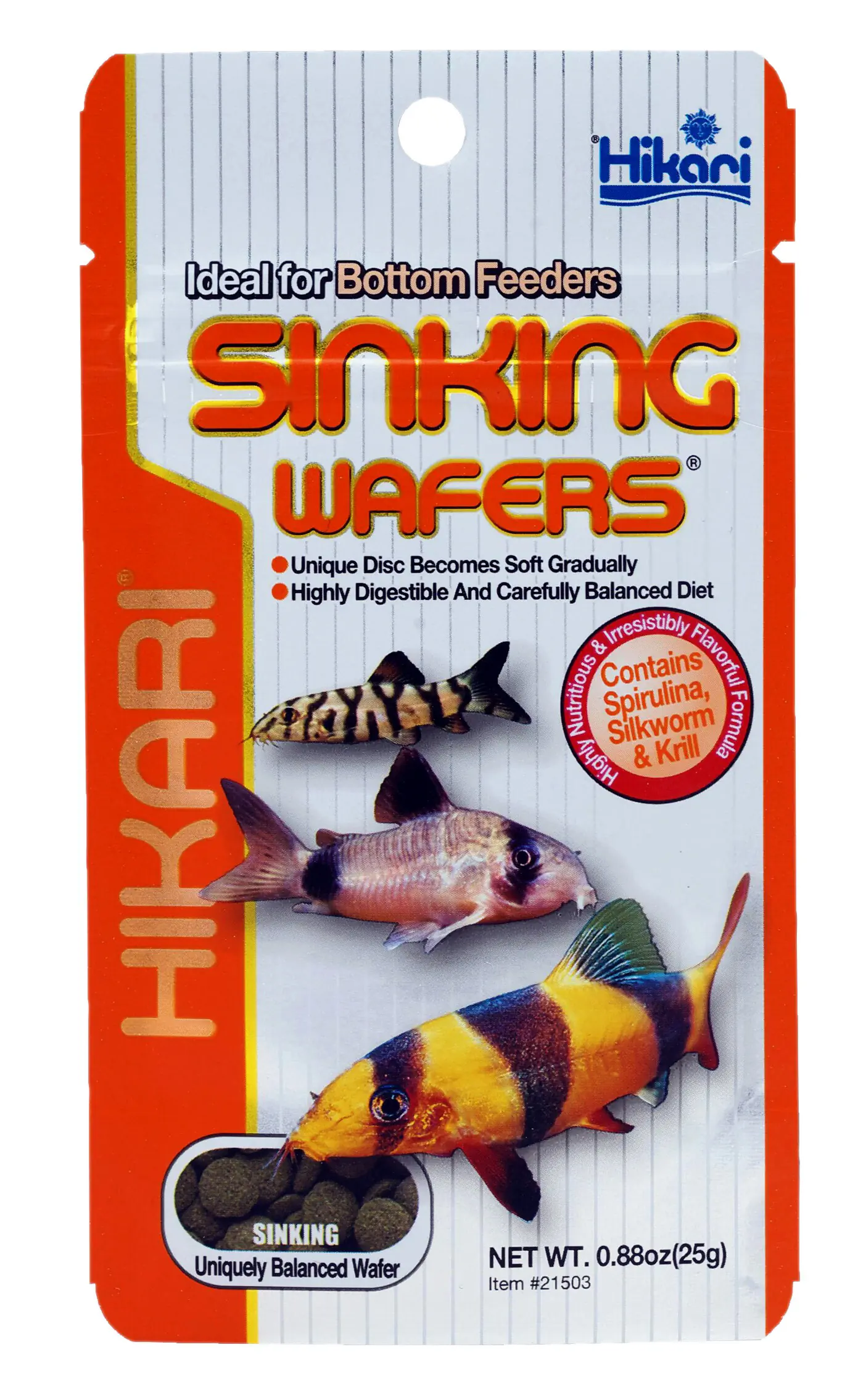 Visvoer Sinking wafers 50 gram Hikari
