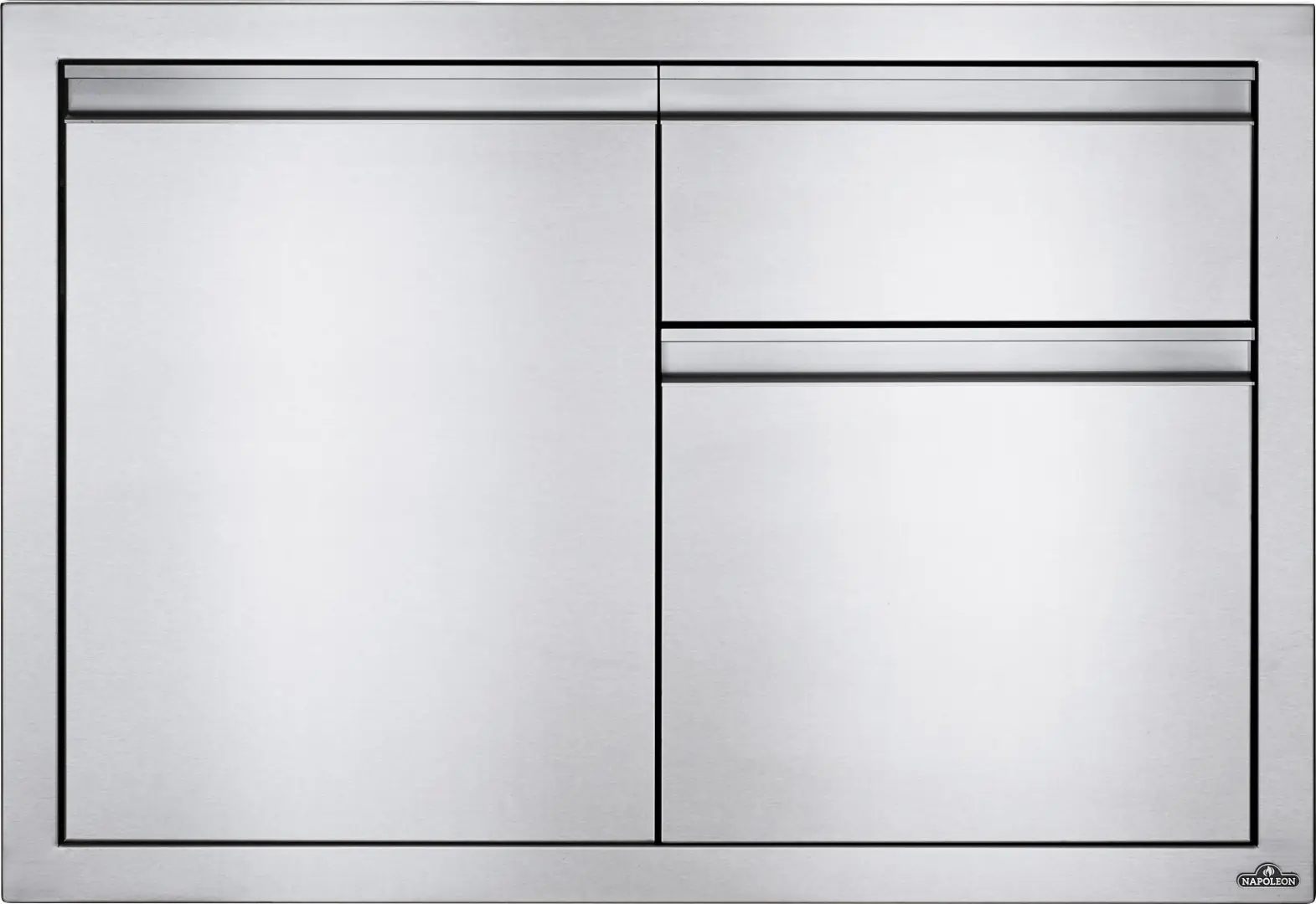 Inbouwdeur en dubbele laden combinatie klein (100x71 cm) Napoleon Grill