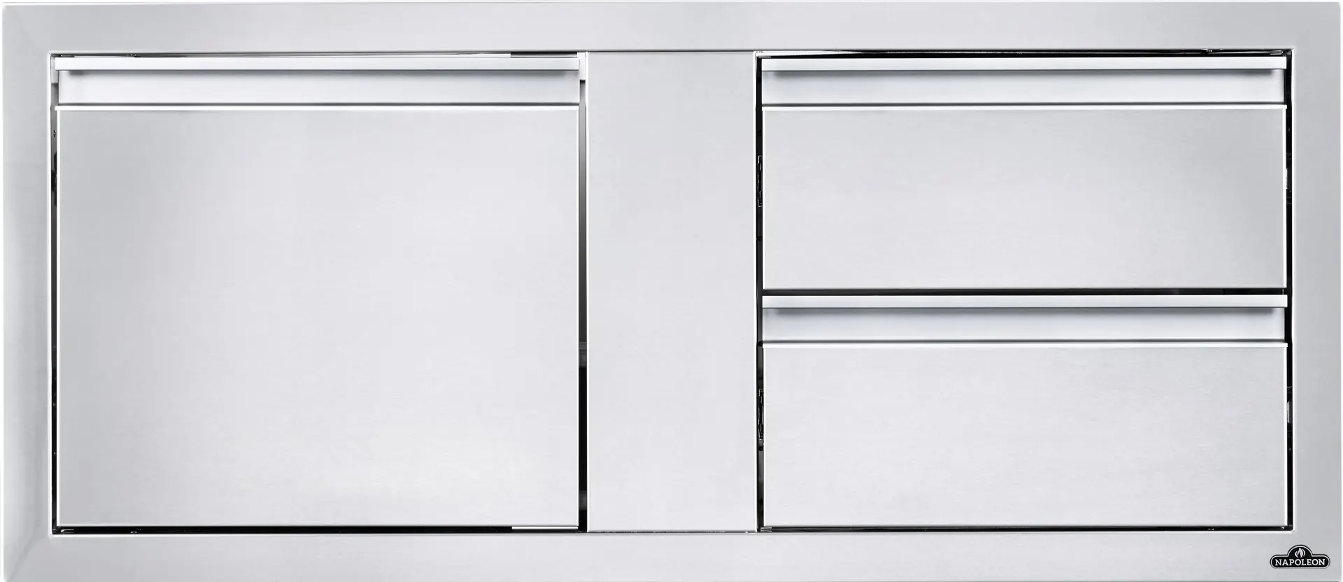 Inbouw deur en 2 lade com 115x50cm Napoleon Grill