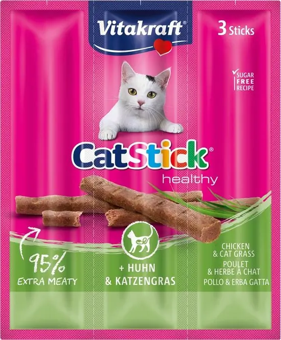 Cat-stick mini kip kattengras Vitakraft