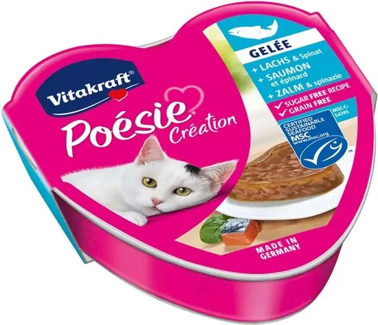 Poesie zalm spinazie 85g Vitakraft