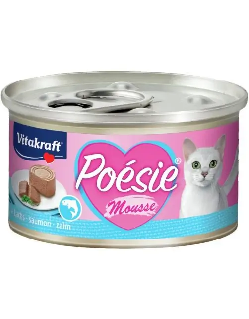 Poesie zalm in mousse 85g Vitakraft