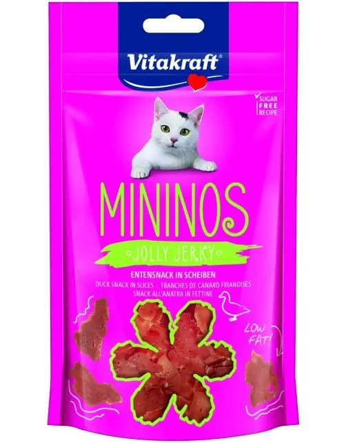 Mininos jolly jerky eend 40g Vitakraft