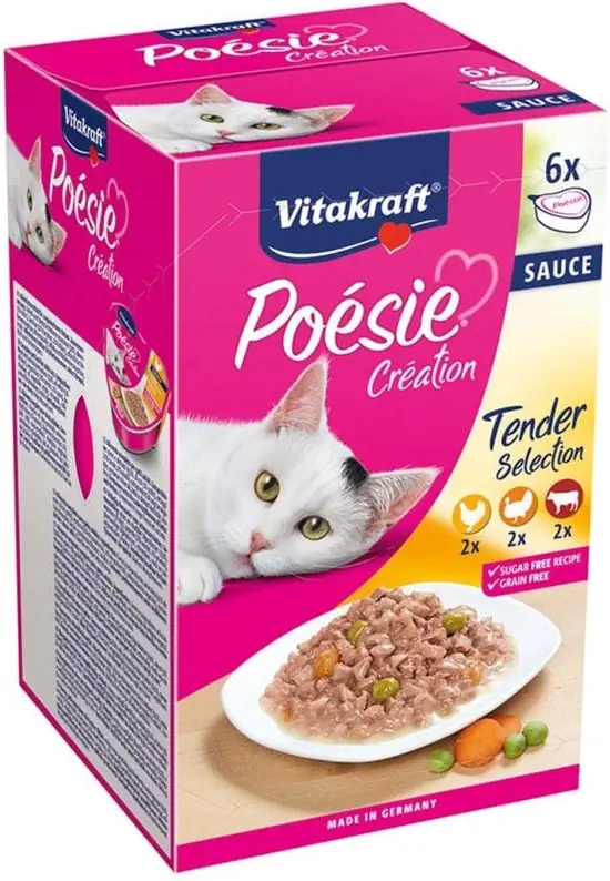 Poesie multipack sauce 6x85g Vitakraft