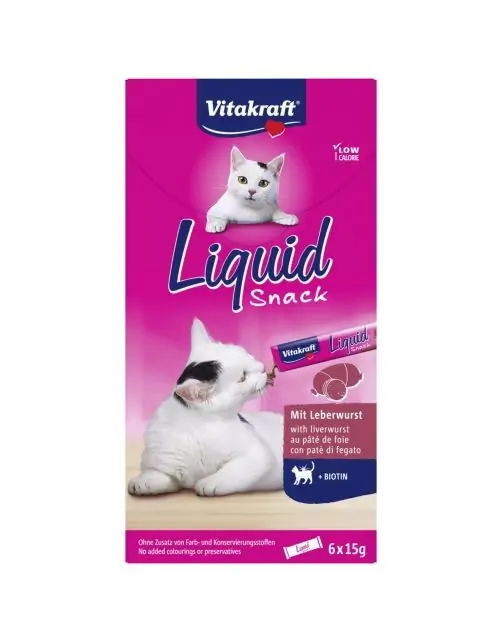 Liquid snack leverworst 6st Vitakraft