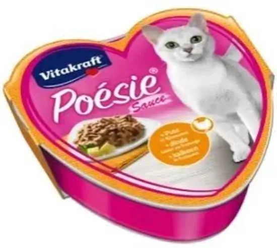 Poesie koolvis pasta tomaatsaus 85g Vitakraft