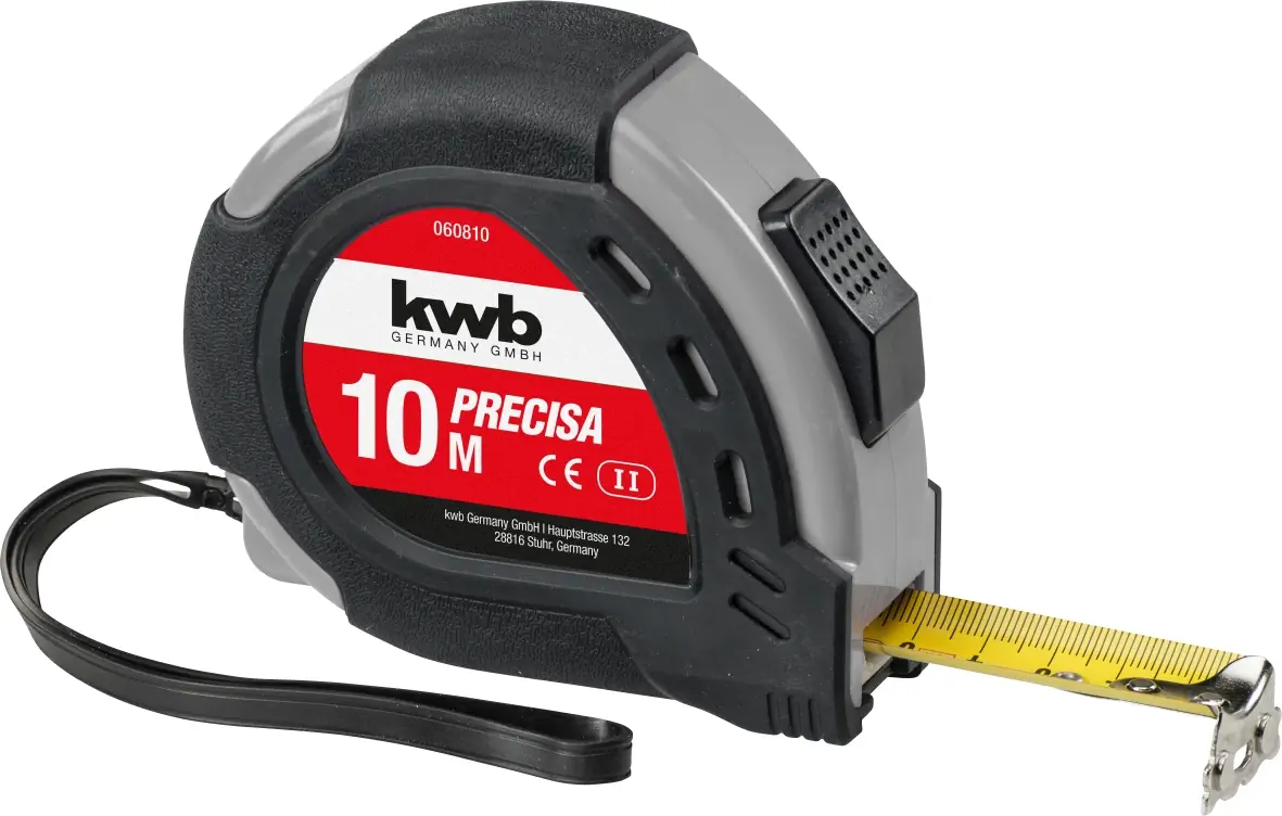 Rolbandmaat Precisa 10 MTR kaart Eurofix