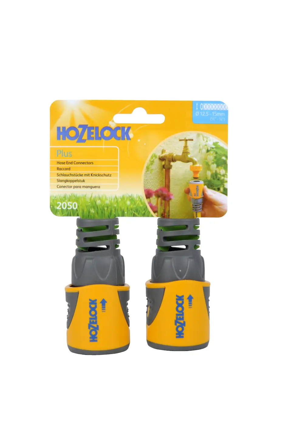 2x slangstuk plus 12.5 mm I Hozelock