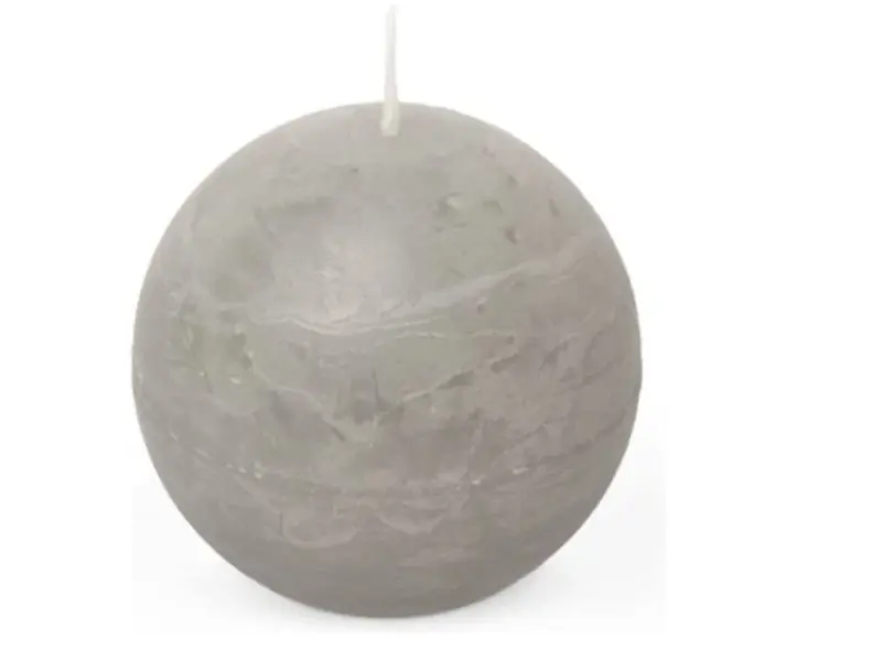 Bolkaars rustiek d8 cm lichtgrijs Spaas