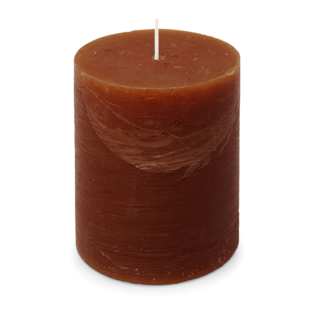 Kaars rustiek 100/130 mm bordeaux Spaas