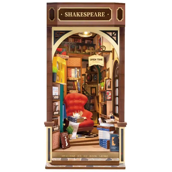 Book Nook Shakespeare's Bookstore Robotime