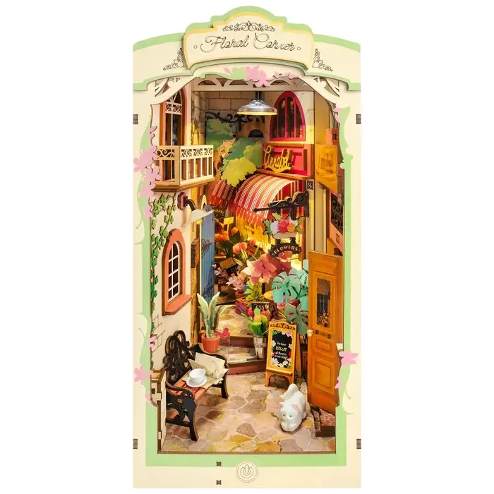 Book Nook Floral Corner Robotime