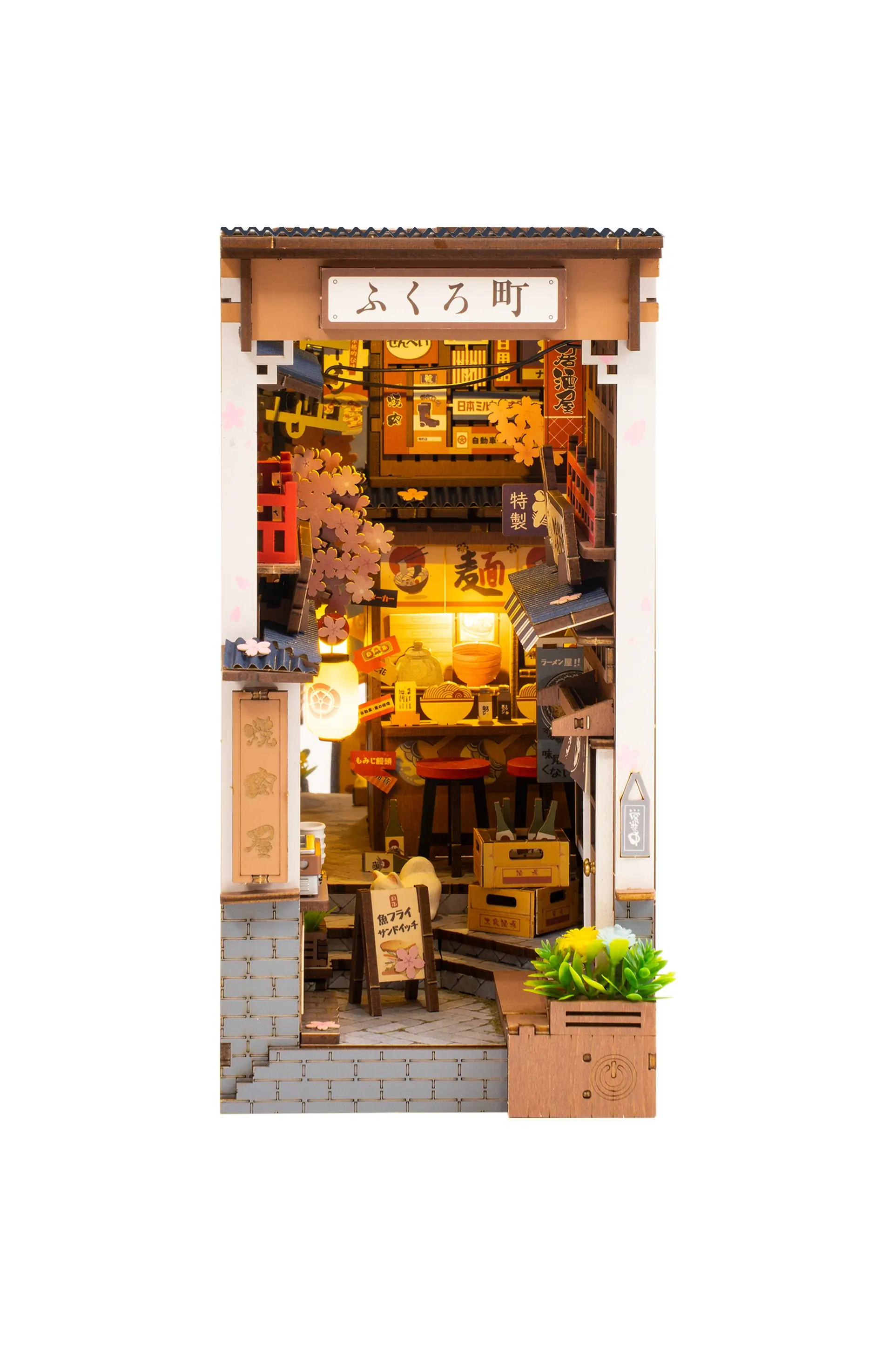 Book Nook Sakura Wine Alley Robotime
