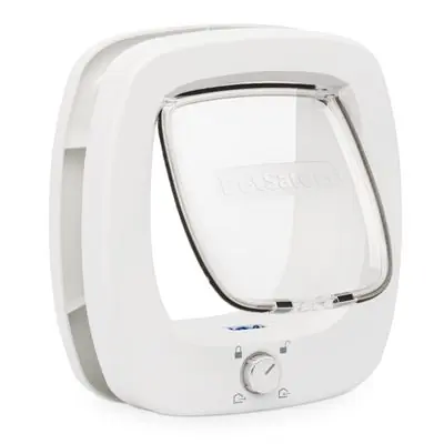 Kattendr big cat flap 19,6x18,4 wit Petsafe Hortus