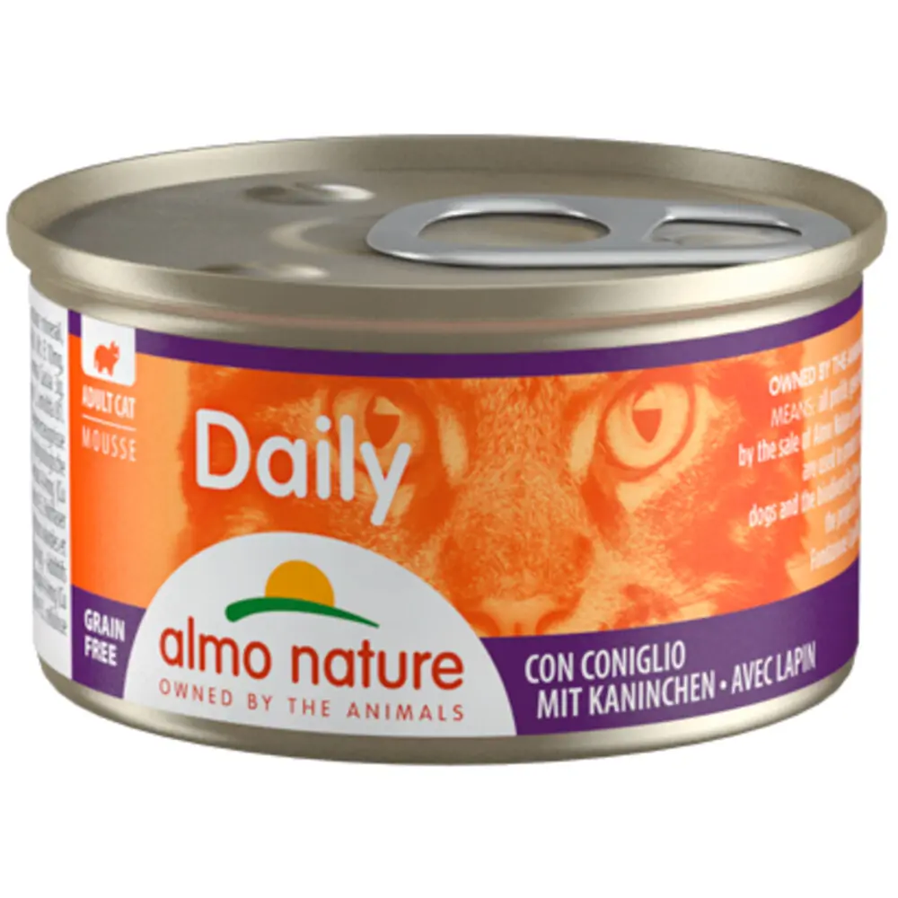 Dailymenu cat konijn 85gr Almo Malanico