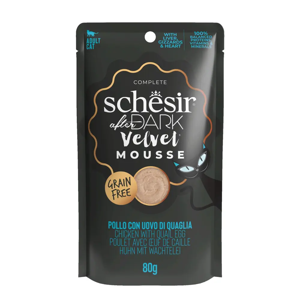 Schesir ad velvet kat kip&ei 12x80 gr Schesir Malanico