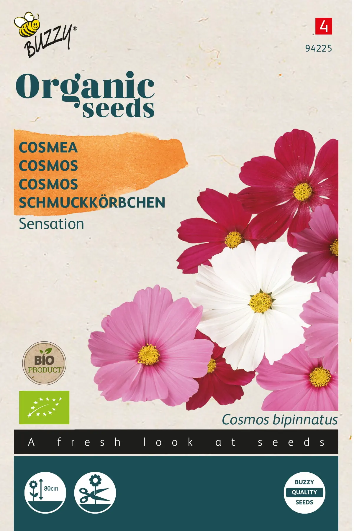 Organic Cosmos Sensation (Bio) zaden Buzzy