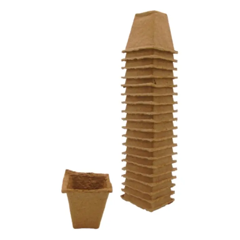 Biopotjes h6b6l6cm set 20st Nature