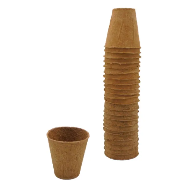 Biopot d6h6 cm 24x NatureBiopotjes h6d6cm set 24st Nature