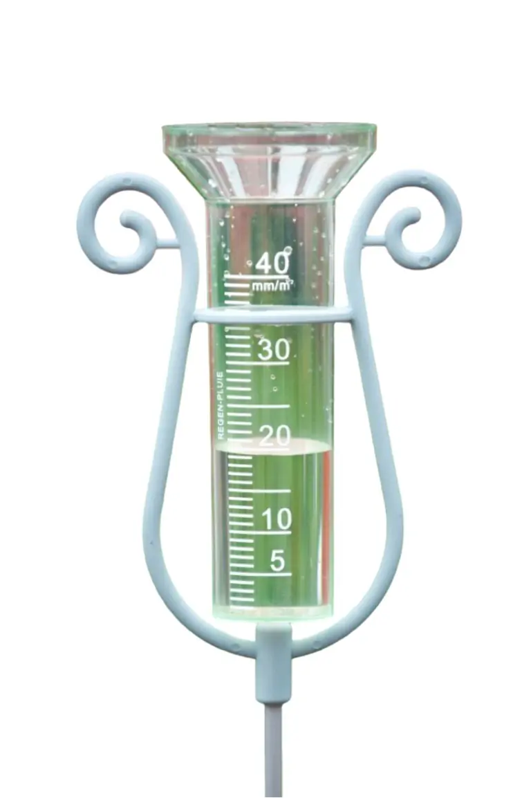 Regenmeter incl. koppelbare aluminium steel 110cm-40ml Nature
