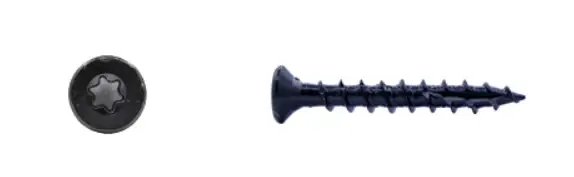 Ultimate Blackline 4.0x 30 platte kop T-20 zwart Woodies