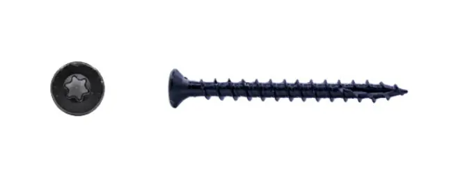 Ultimate Blackline 4.0x 50 platte kop T-20 zwart Woodies