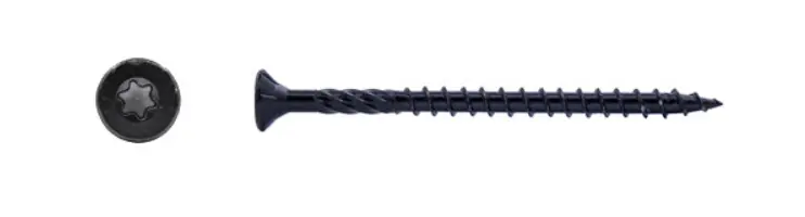 Ultimate Blackline 5.0x 80/50 platte kop T-25 zwart Woodies