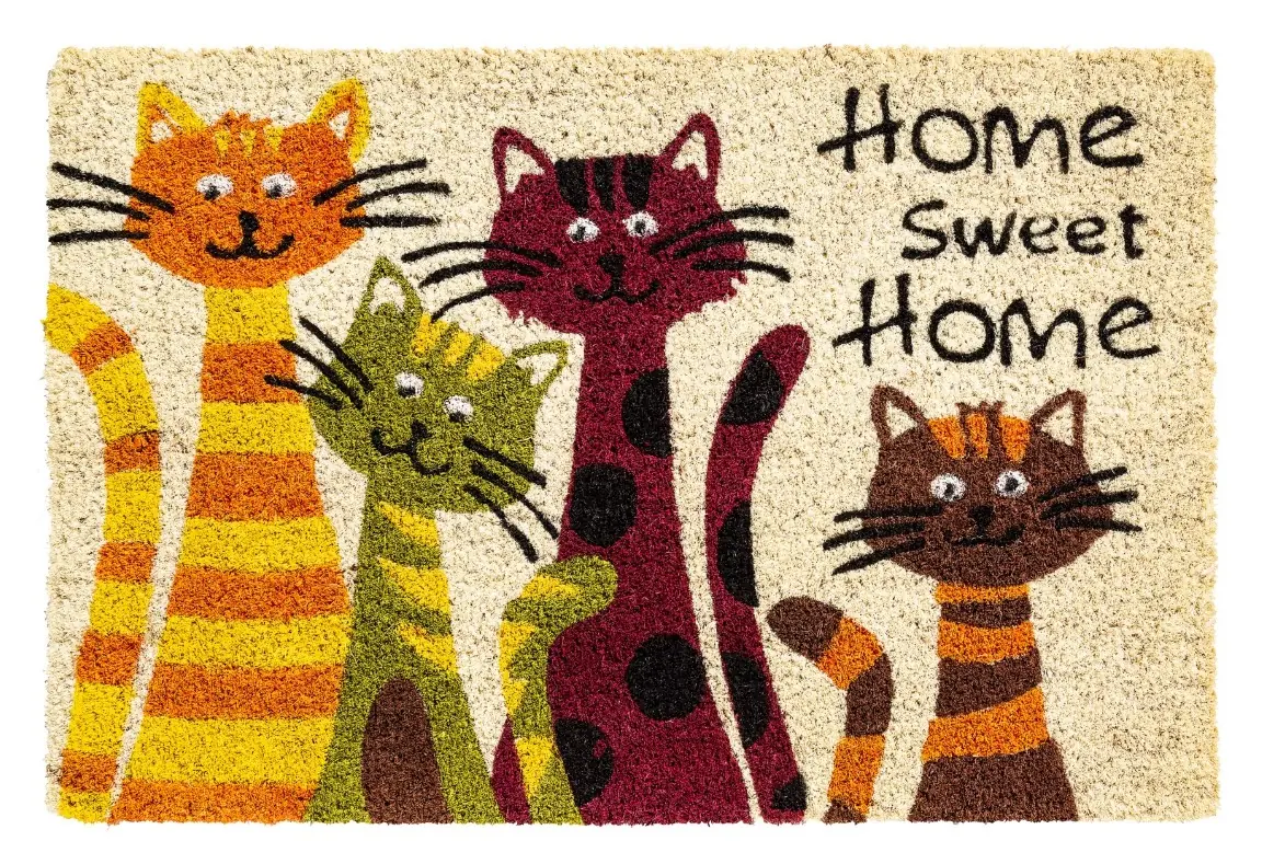 Ruco Print Home Cats 40x60 cm deurmat Hamat