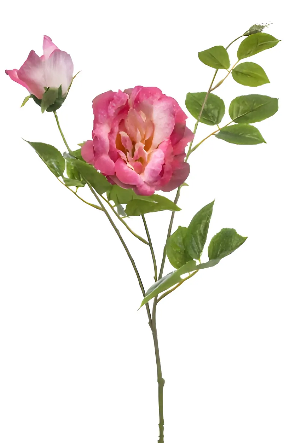 Rose liza spray x3 pink 80 cm kunstbloem Emerald