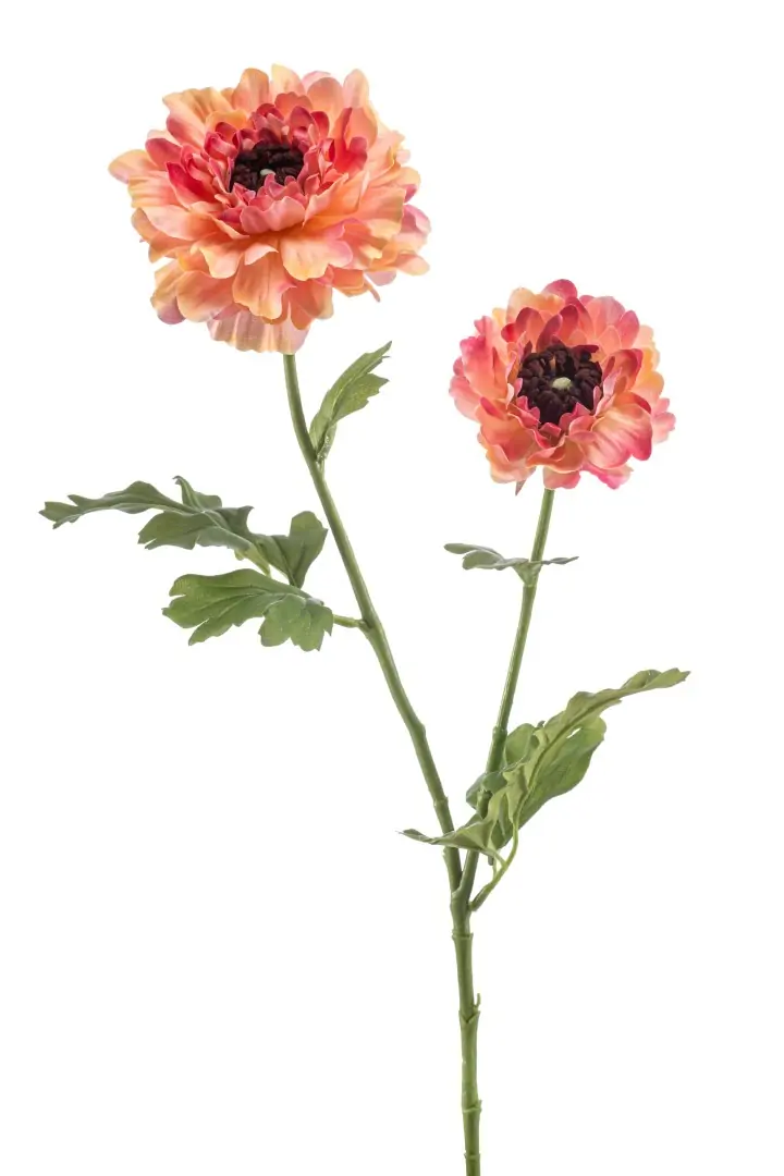 Ranunculus japanese spray peach 65 cm kunstplant Emerald